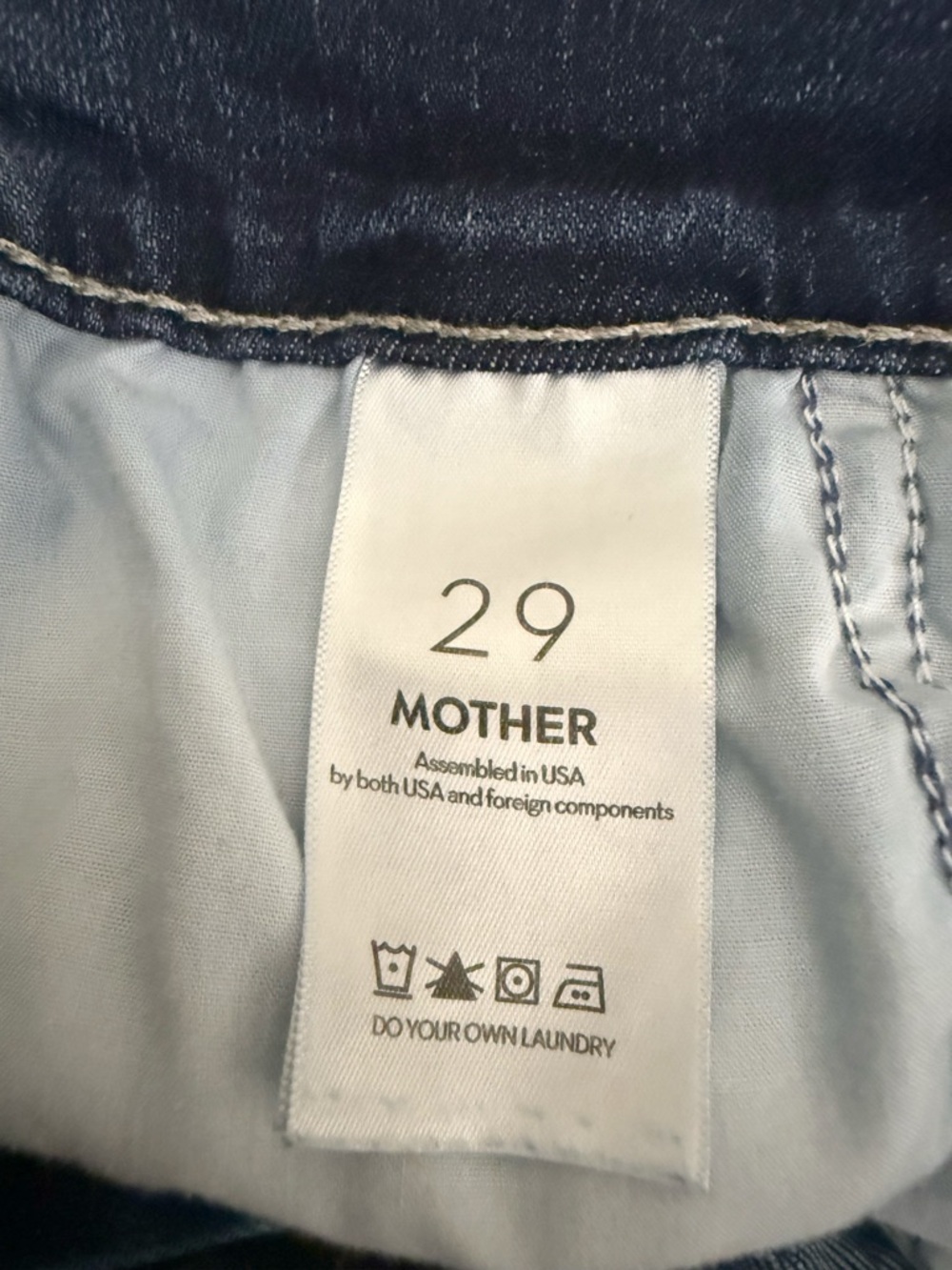 NWT MOTHER The Quarter Breaker Flood Jean in Howdy Size 29 - Picture 13 of 16